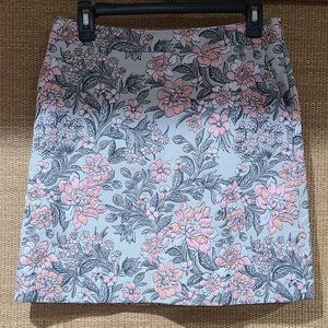 Loft Quilted Floral Skirt